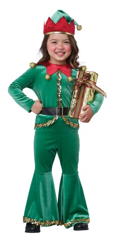 Costume elfo natale - di, jolly